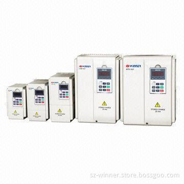 Open loop vector control inverter with LED display